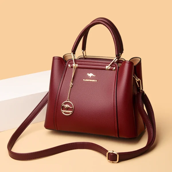 Large Capacity Women Soft Leather Luxury Handbags - Image 2