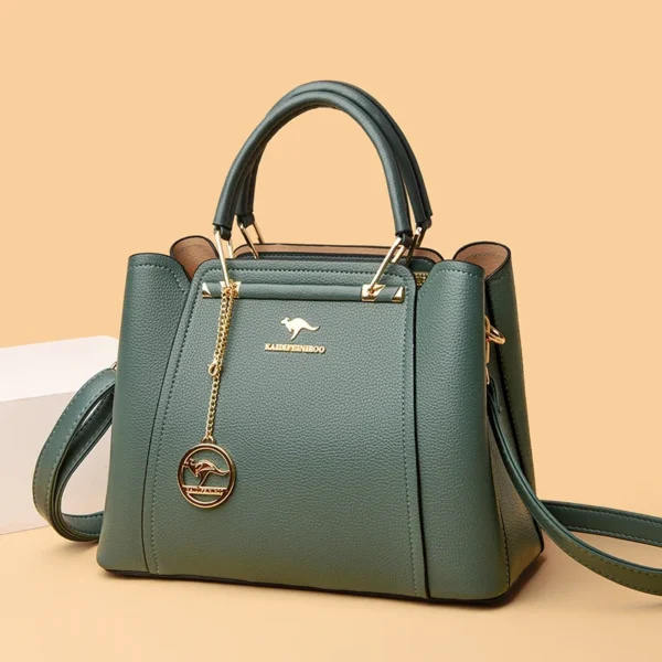Large Capacity Women Soft Leather Luxury Handbags - Image 3