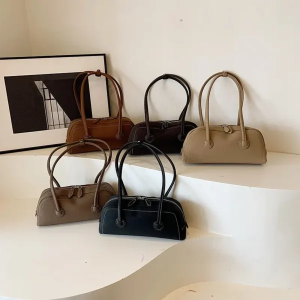 New Korean Version Frosted Minimalist Pillow Bag - Image 3