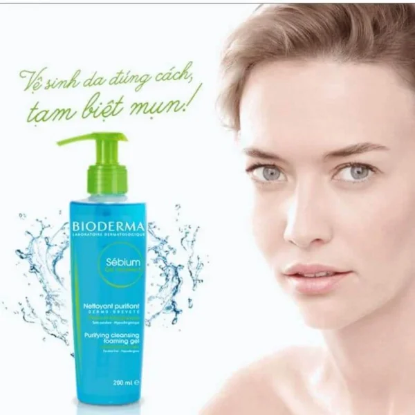 Bioderma Sébium Gel Moussant Purifying Foaming Gel 200ml - Image 2