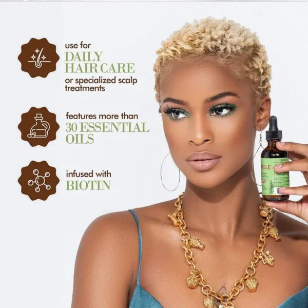 Mielle Organics Rosemary Mint Scalp & Hair Strengthening Oil 59ml - Image 3