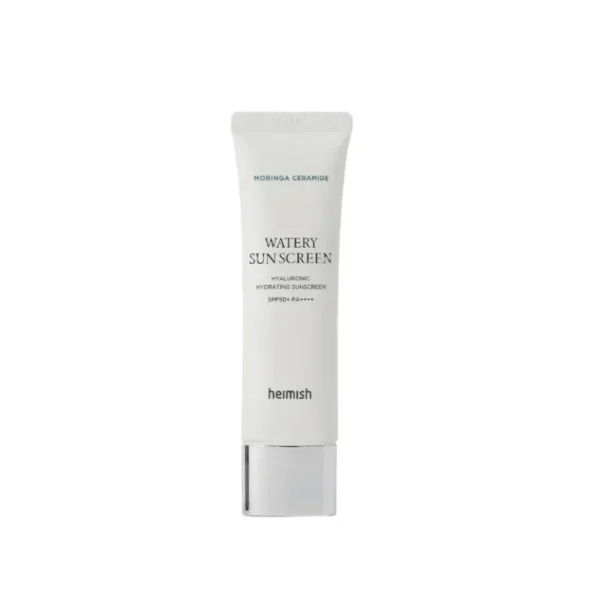 Heimish Moringa Ceramide Hyaluronic Acid Hydrating Watery Sunscreen 50ml - Image 2