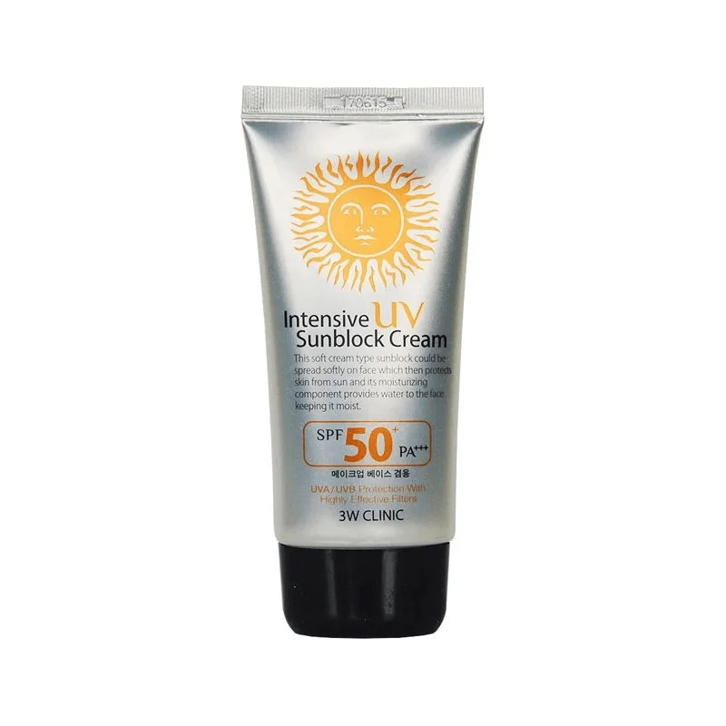 3W Clinic Intensive UV Sunblock Cream SPF50 PA+++ 70ml
