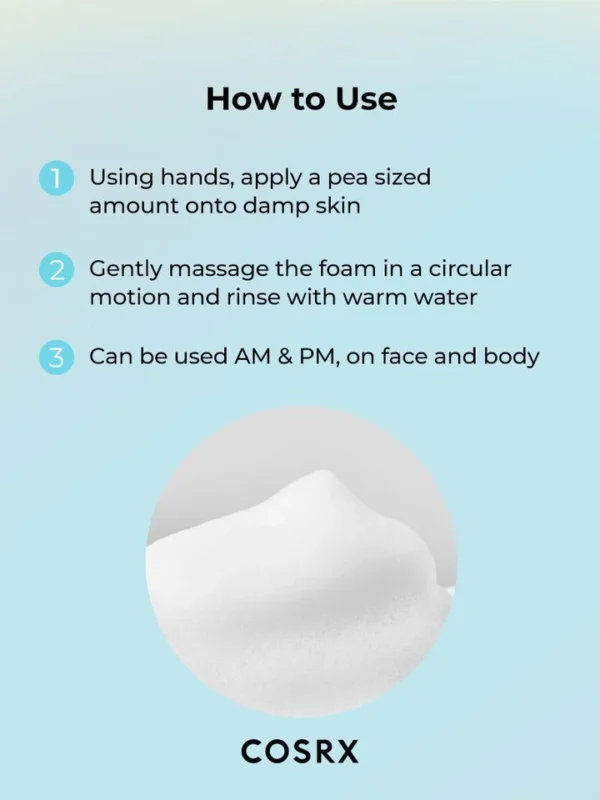 COSRX Low PH Good Morning Gel Cleanser 150ml - Image 5