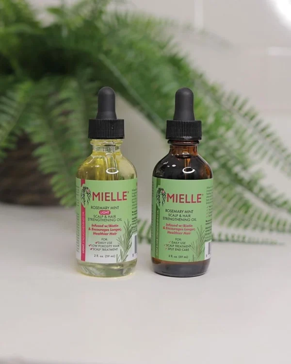Mielle Organics Rosemary Mint Light Scalp & Hair Strengthening Oil 59ml - Image 3