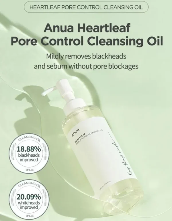 Anua Heartleaf Pore Control Cleansing Oil 200ml - Image 6