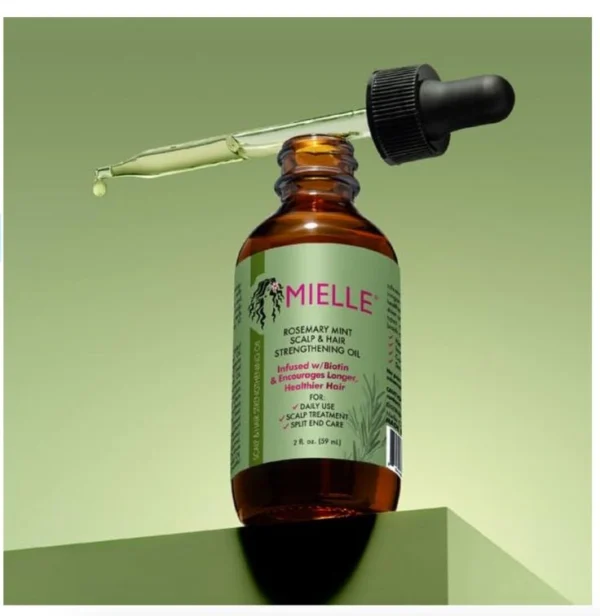 Mielle Organics Rosemary Mint Scalp & Hair Strengthening Oil 59ml - Image 2